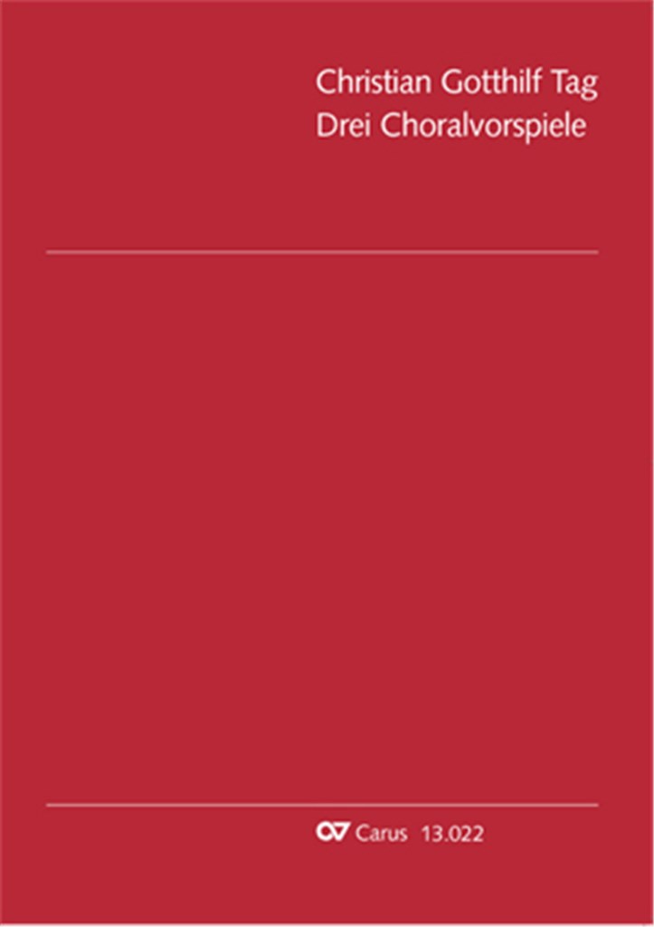 Tag: Drei Choralvorspiele
